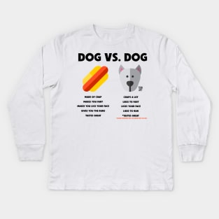 DOG VS DOG Kids Long Sleeve T-Shirt